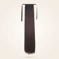 24" Long Straight Clip-In Ponytail Hair Extension | Heat Resistant Synthetic Wrap Around Ponytail for Women