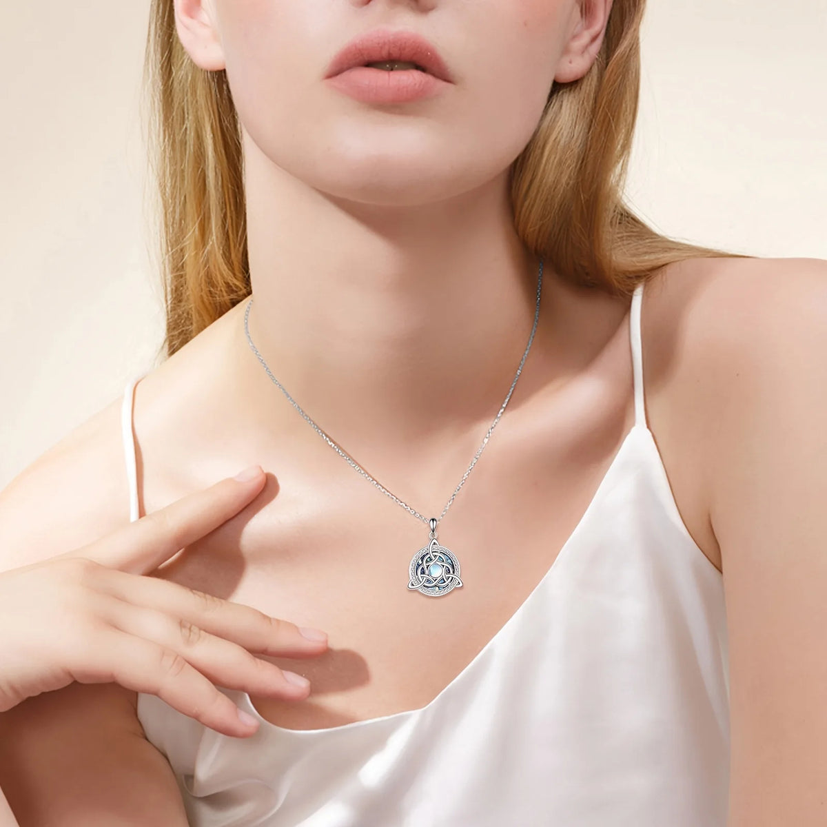 Celtic Trinity Knot Pendant Necklace